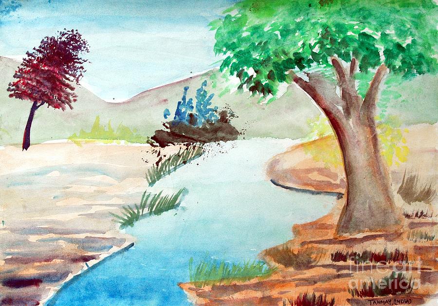 900x628 Beauty Of Nature Painting By Tanmay Singh - Beautiful Painting Of Nature