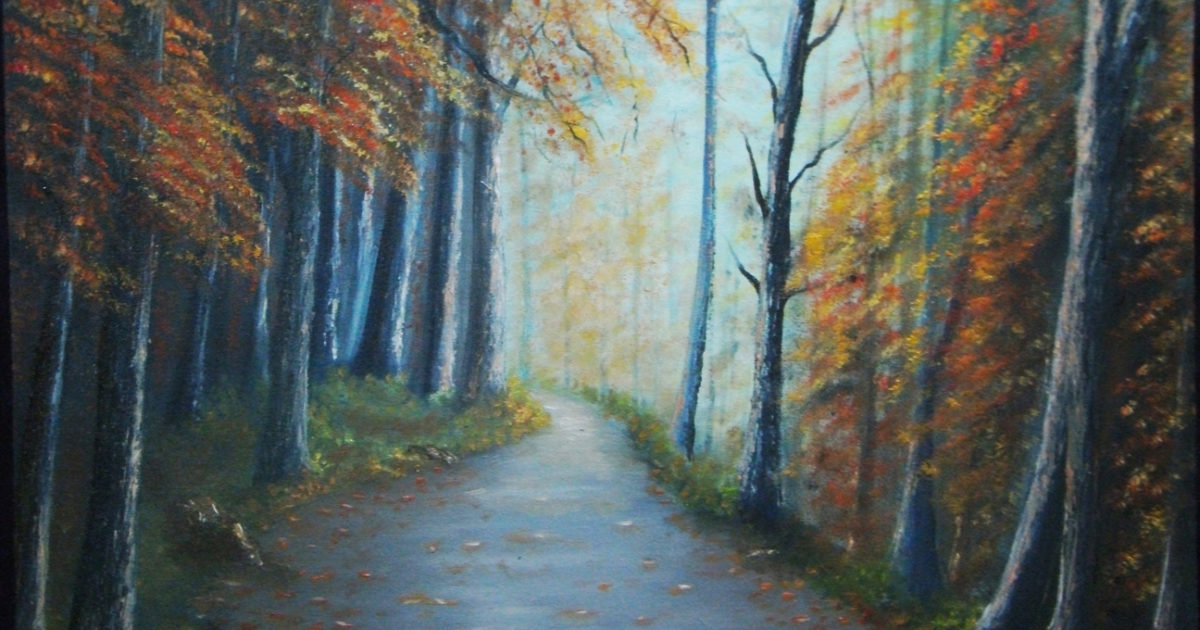 1200x630 Oil Painting Techniques For Beginners A Beautiful Nature View - Beautiful Painting Of Nature