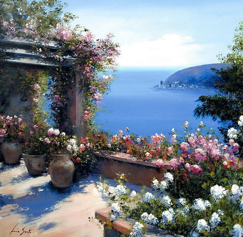 500x488 Beautiful Nature Images Lucia Sarto Painting Wallpaper - Beautiful Painting Of Nature