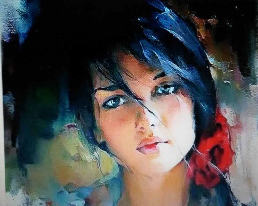 1000x799 Beautiful Paintings Of Women Handmade Canvas Painting Beautiful - Beautiful Painting Woman