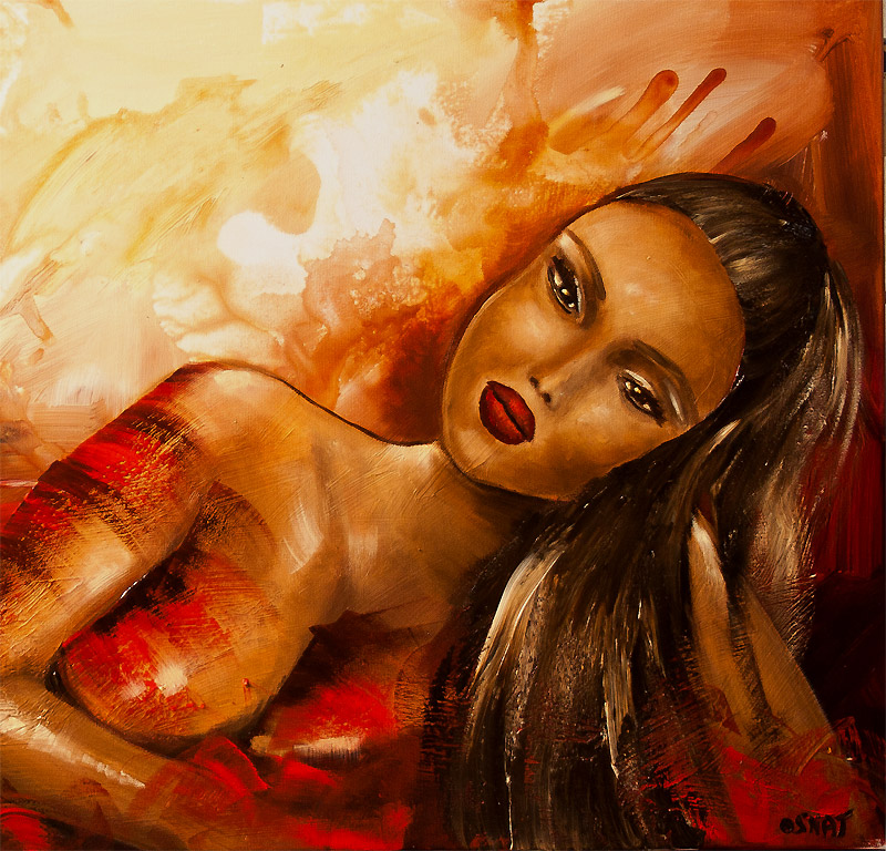 800x768 Painting - Beautiful Painting Woman