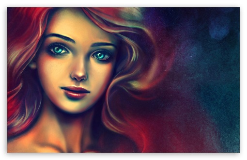 510x330 Portrait Of A Beautiful Woman Painting 4k Hd Desktop Wallpaper - Beautiful Painting Woman