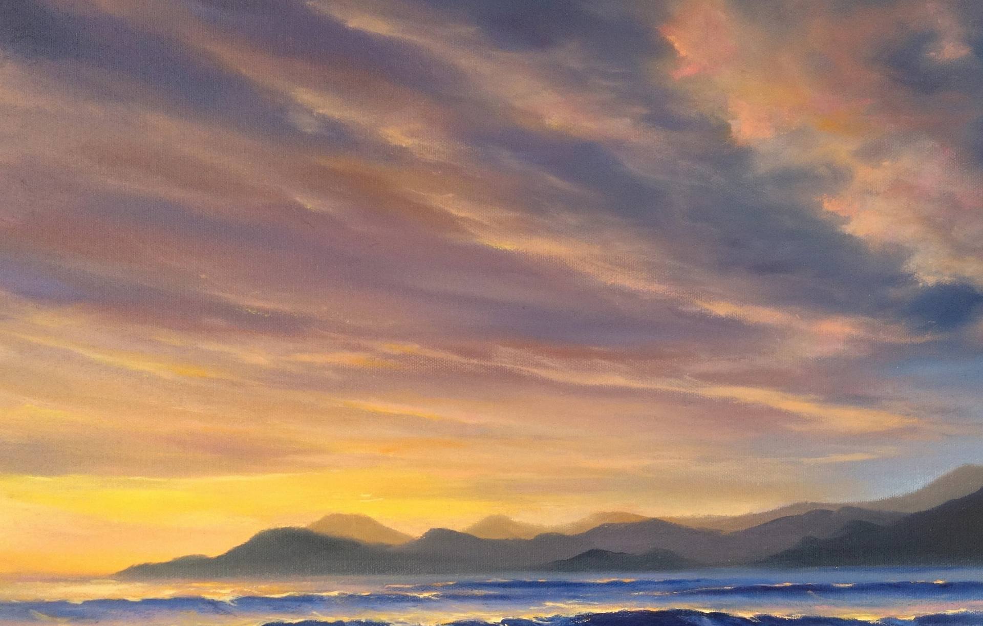 1920x1223 Saatchi Art Beautiful Sunset Painting By Mariia Ignatkina - Beautiful Sunset Painting