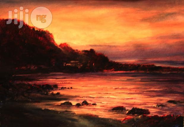 620x427 Beautiful Sunset Painting For Sale In Asokoro Buy Arts Amp Crafts - Beautiful Sunset Painting