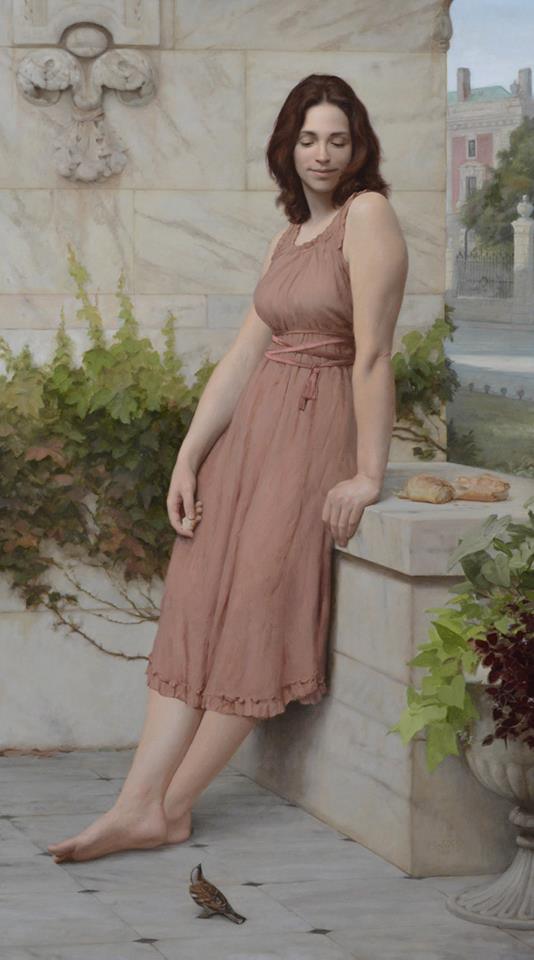 534x960 Beautiful Woman Oil Painting By Joshua Larock - Beautiful Woman Oil Painting