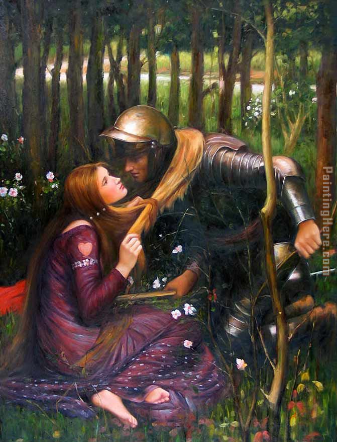 671x878 John William Waterhouse The Beautiful Woman Without Mercy Painting - Beautiful Woman Painting Images