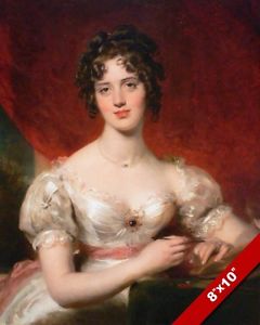 240x300 Early 1800's Beautiful Woman In Satin Portrait Painting Art Real - Beautiful Woman Portrait Painting