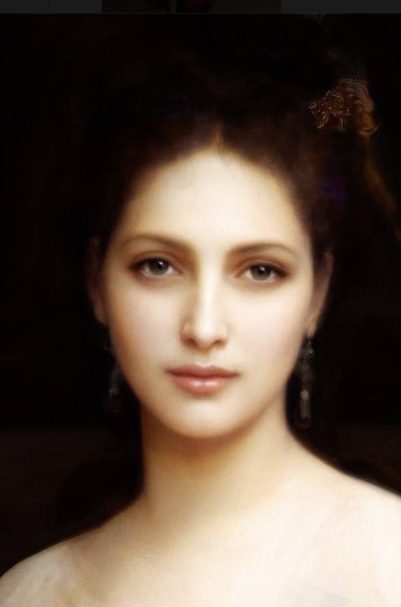 564x854 Portrait Painting Of A Beautiful Woman By Alexander T. Scaramanga - Beautiful Woman Portrait Painting