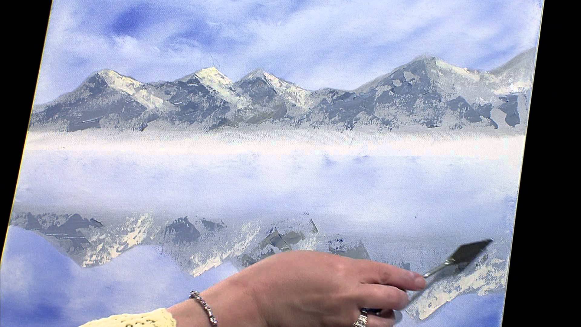 1920x1080 Lucy's Big Beautiful World Of Painting, Mountain Scene - Beautiful World Of Painting