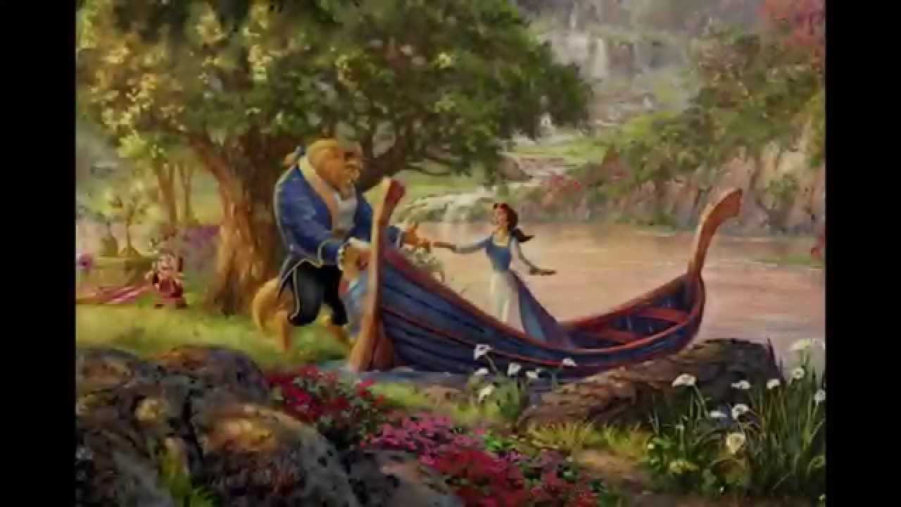 1280x720 Beauty And The Beast Ii - Beauty And The Beast Painting