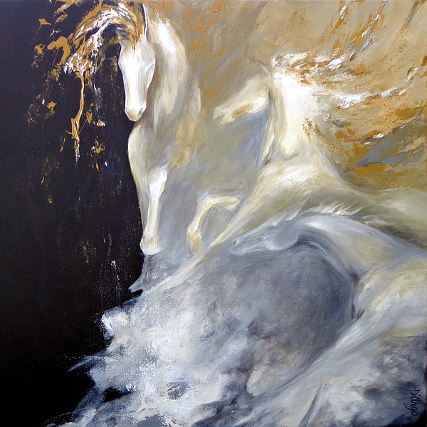 600x599 Beauty For Ashes Painting By Dina Dargo - Beauty For Ashes Painting