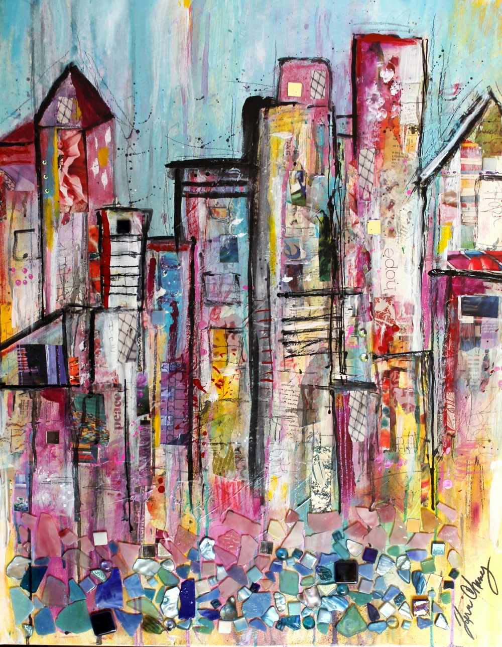 1000x1288 Beauty For Ashes - Beauty For Ashes Painting