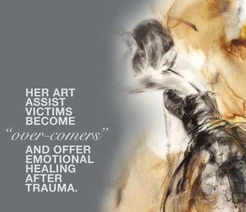 500x430 Hope From Ashes To Beauty ( 13x11 - Beauty For Ashes Painting