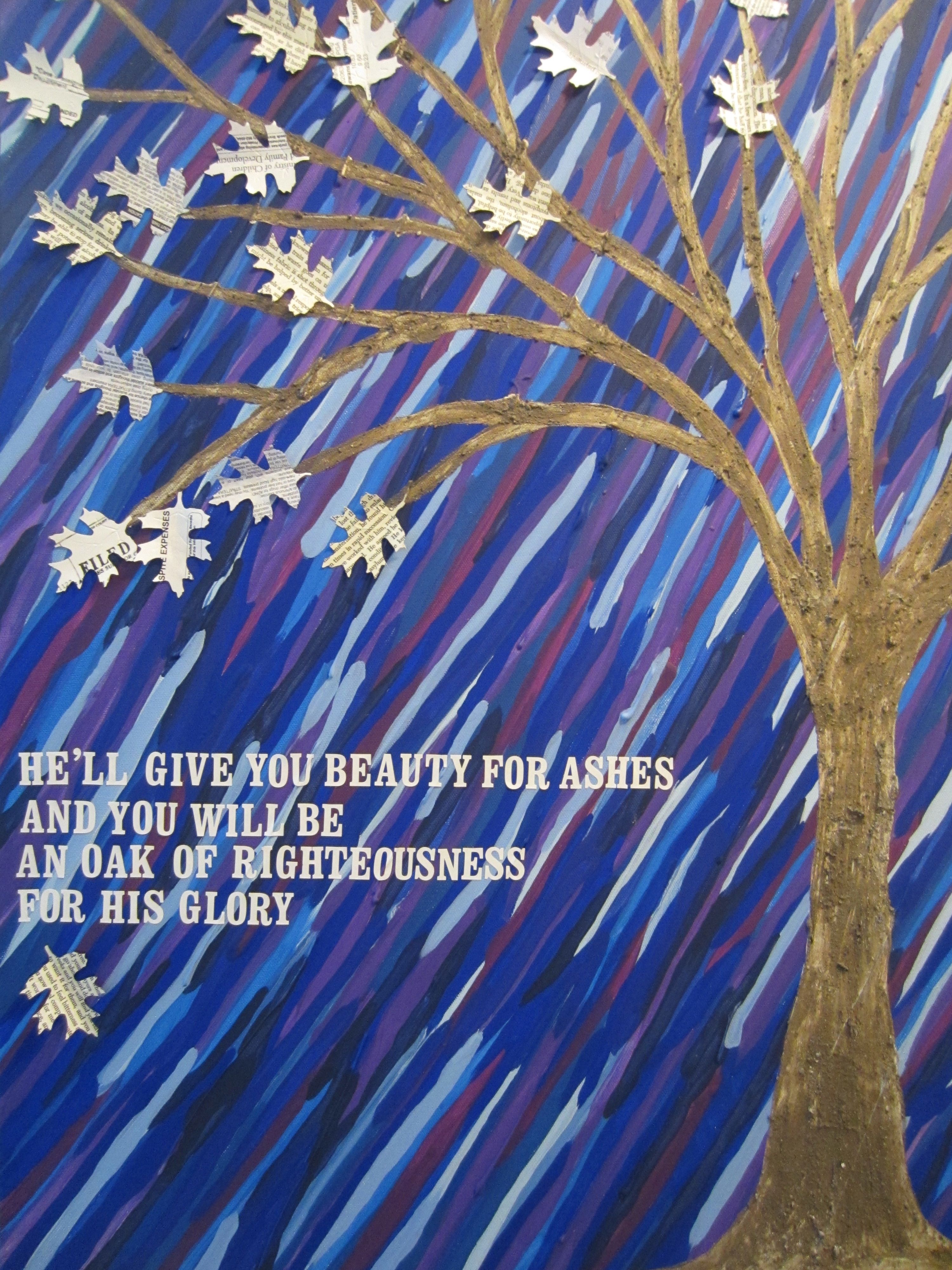 3000x4000 I Call This Painting - Beauty For Ashes Painting