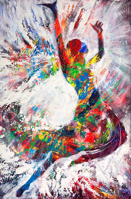 418x635 Isaiah 61 - Beauty For Ashes Painting