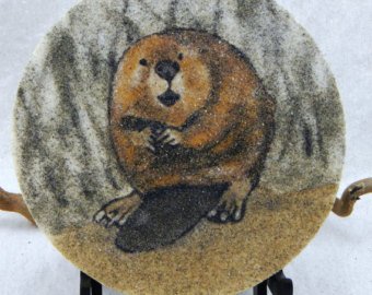 340x270 Beaver Painting Etsy - Beaver Painting