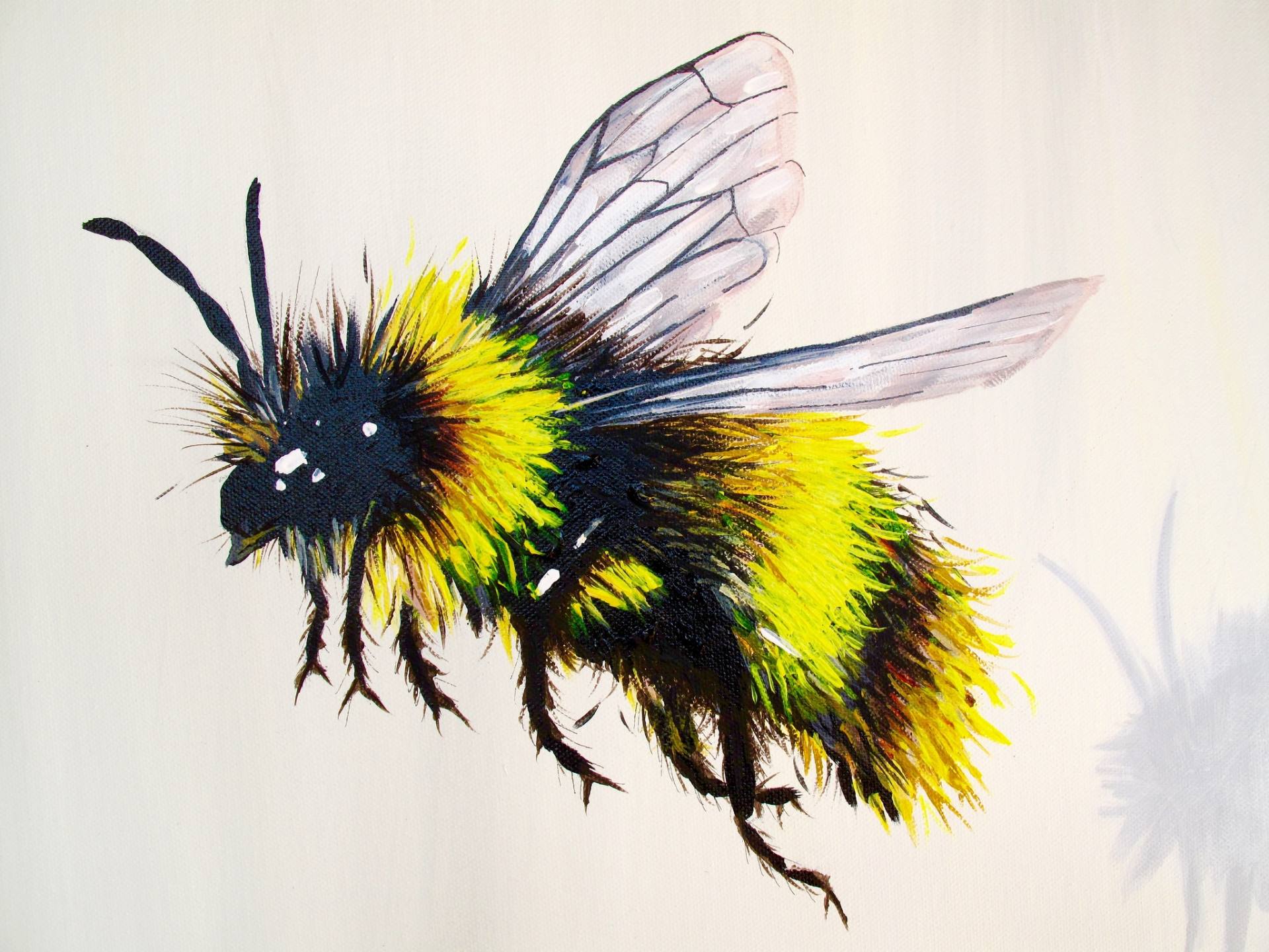 Bee Painting At PaintingValley Com Explore Collection Of Bee Painting   Bee Painting 25 