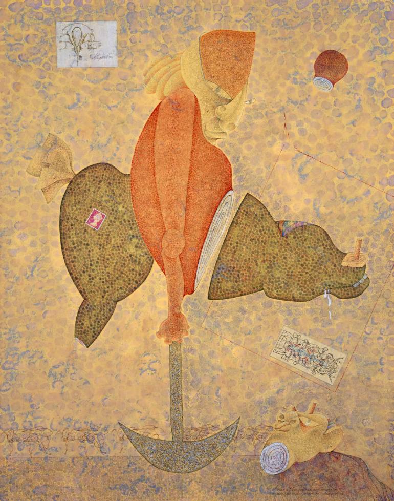 770x978 Saatchi Art Summer Melancholy Fed By The Energy Of A Beehive - Beehive Painting