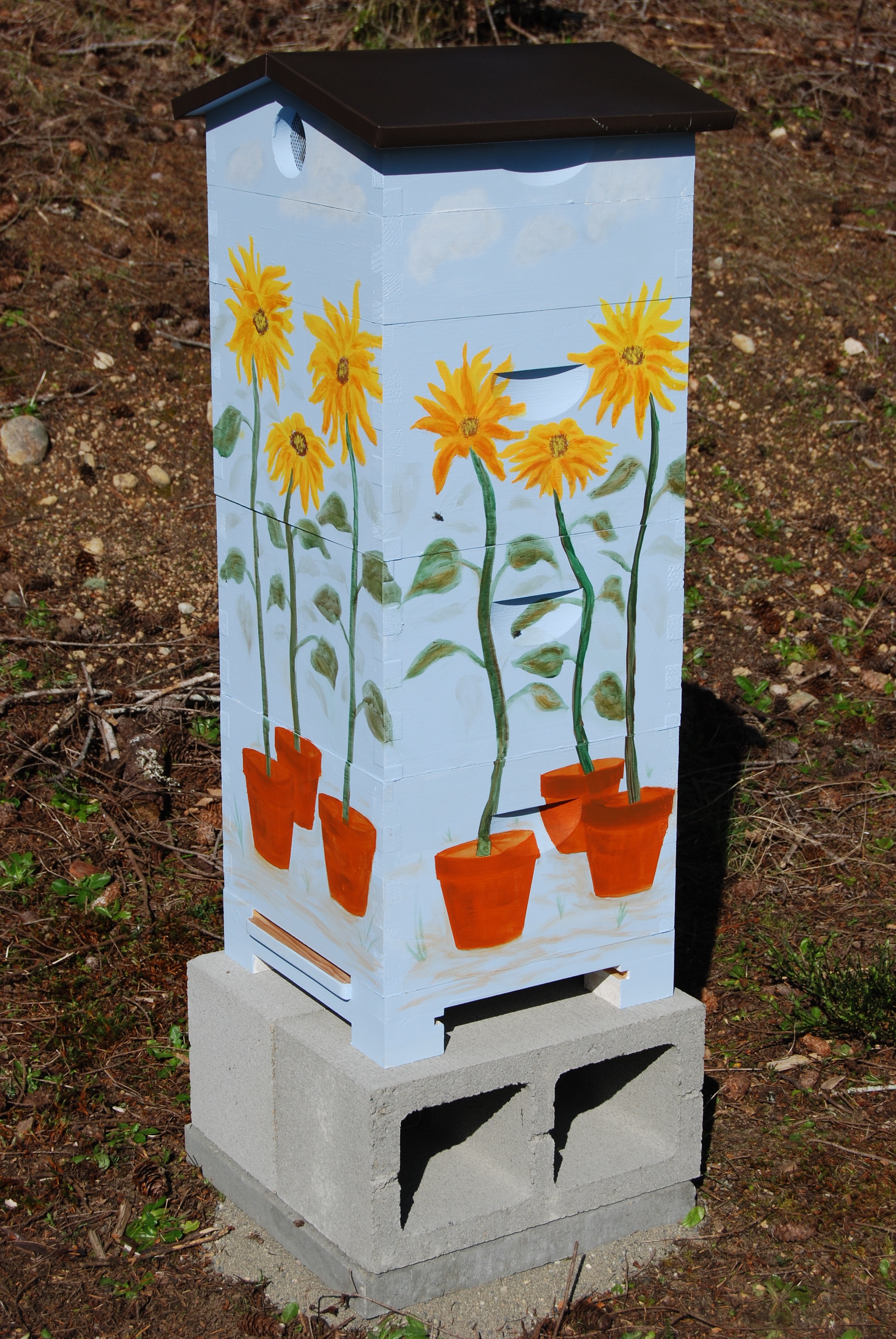 2592x3872 Seabeck The Beekeepers Digest - Beehive Painting