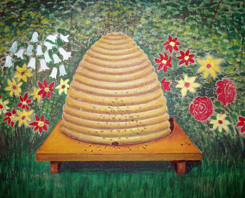 Beehive paintings search result at PaintingValley.com