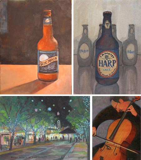 450x510 99 Paintings Of Beer On The Wall (Cat Scott) Lines And Colors - Beer And Painting
