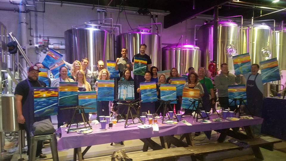 960x540 Photos From Beer Amp Paint Night Rotary Club Of San Diego Coastal - Beer And Painting