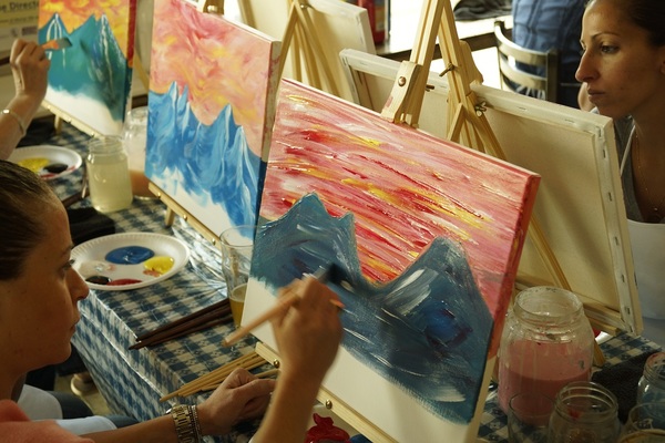600x400 Wine And Painting Classes Denver - Beer And Painting