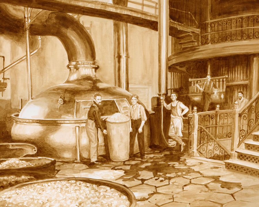 900x720 Beer Paintings By Karen Eland - Beer And Painting