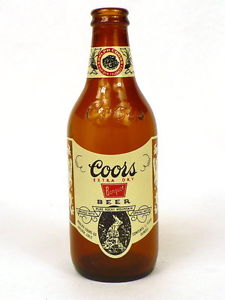 225x300 Unique 1960s Painted Label Prototype Coors Banquet Beer Acl - Beer Bottle Painting
