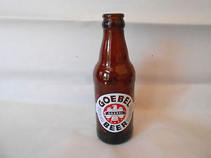 300x225 Vintage Goebel Beer Detroit Michigan Painted Label Amber Glass 7 - Beer Bottle Painting