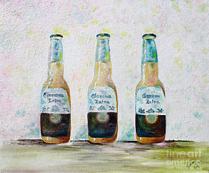300x248 Beer Bottle Paintings Fine Art America - Beer Bottle Painting