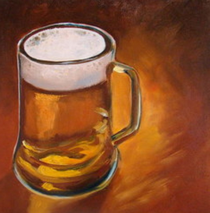 416x422 Paint Nite Gt Bombshell Beer Company Gt R Gt Events - Beer Mug Painting