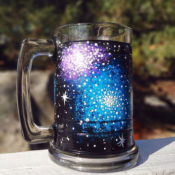 354x354 Shop Hand Painted Beer Glasses On Wanelo - Beer Mug Painting