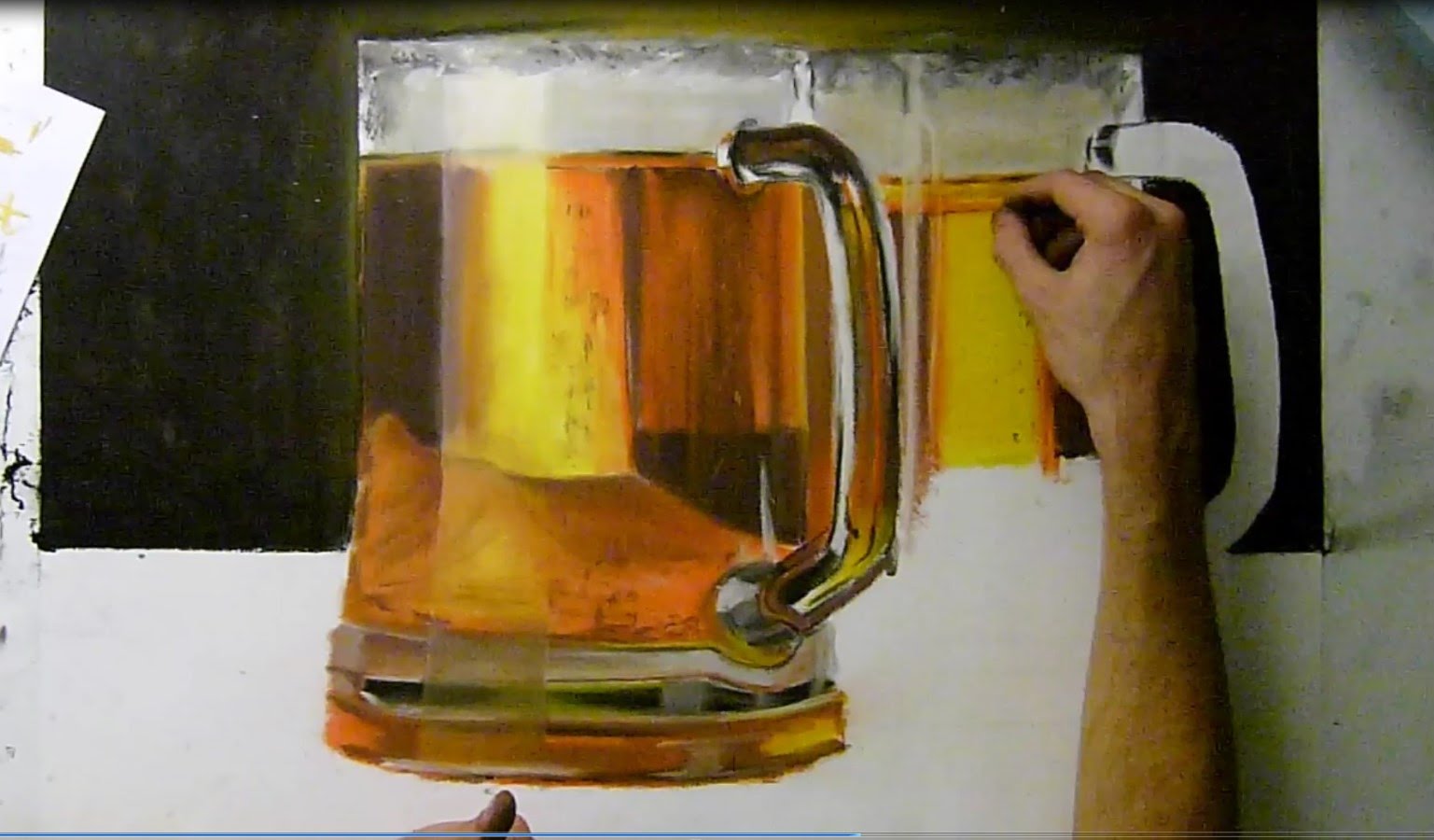 1537x900 Speed Painting - Beer Mug Painting