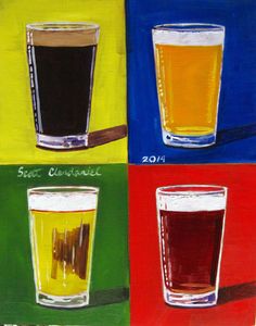 236x300 Party Beer Painting. By Lipgloss And Lemons Canvas Ideas - Beer Painting