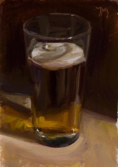 380x537 Postcard From Provence Daily Painting - Beer Painting