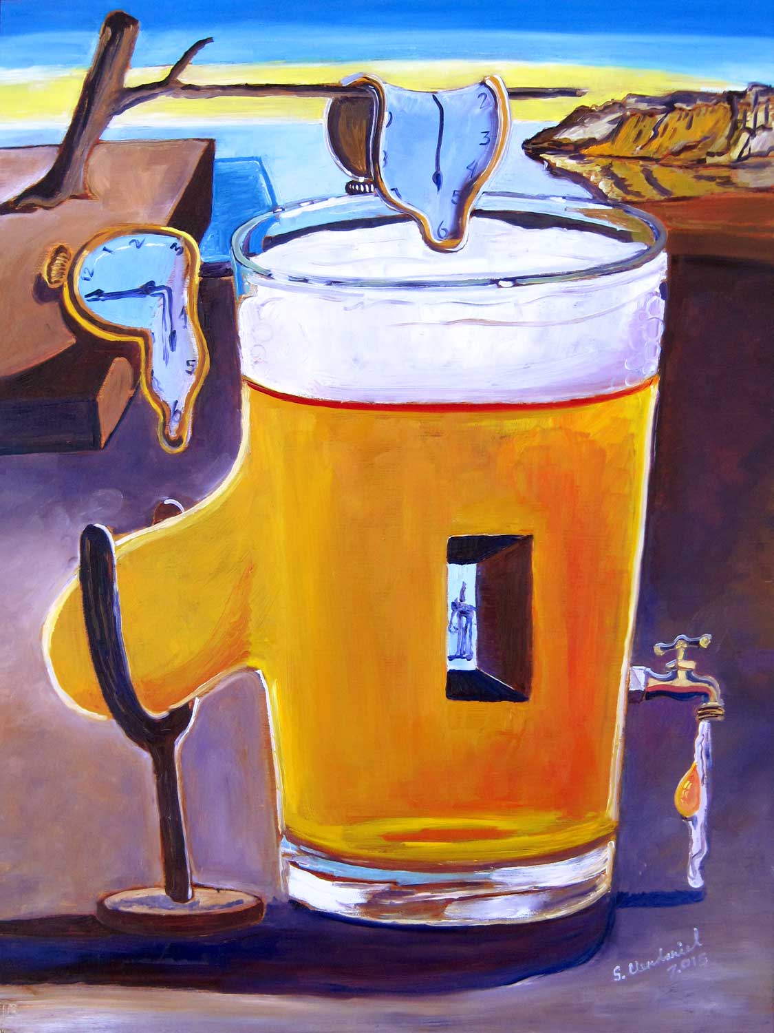 1125x1500 Thirsty Thursday Beer Painting - Beer Painting