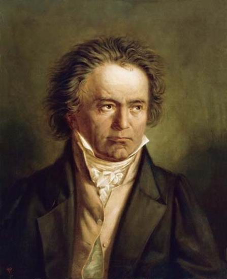 447x550 Ludwig Van Beethoven Joseph Karl Stieler 100% Hand Painted Oil - Beethoven Painting