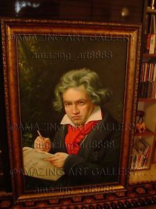 225x300 Ludwig Van Beethoven Painting German Composer Pianist Western - Beethoven Painting