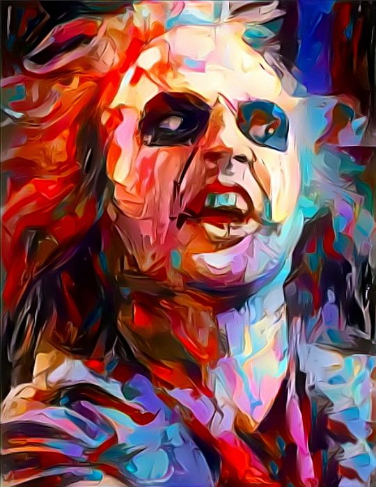 540x700 Beetlejuice Painting - Beetlejuice Painting