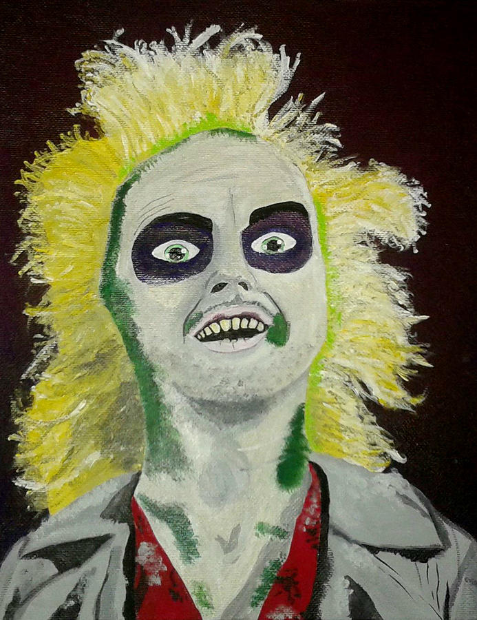 693x900 Beetlejuice Painting By Kelli Young - Beetlejuice Painting