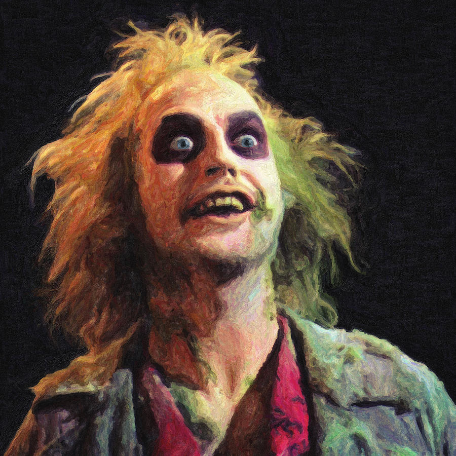 900x900 Beetlejuice Painting By Zapista - Beetlejuice Painting