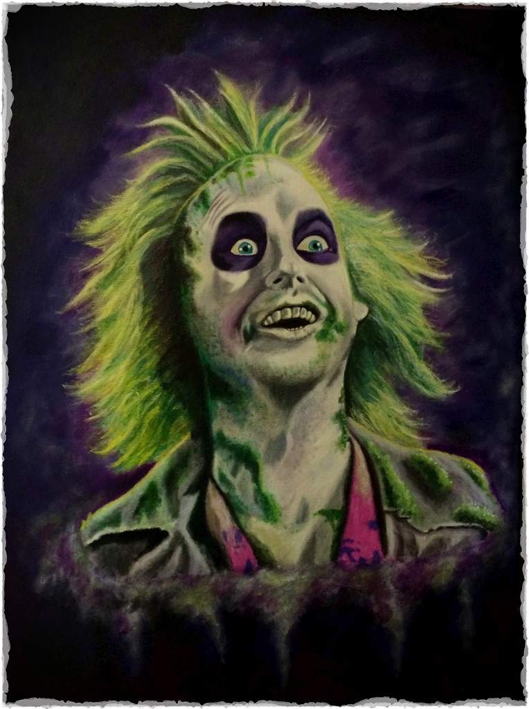 764x1024 Beetlejuice Painting Done!!! Horror Amino - Beetlejuice Painting