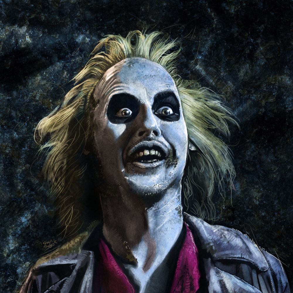 1000x1000 Speed Painting Beetlejuice Quintek Group - Beetlejuice Painting