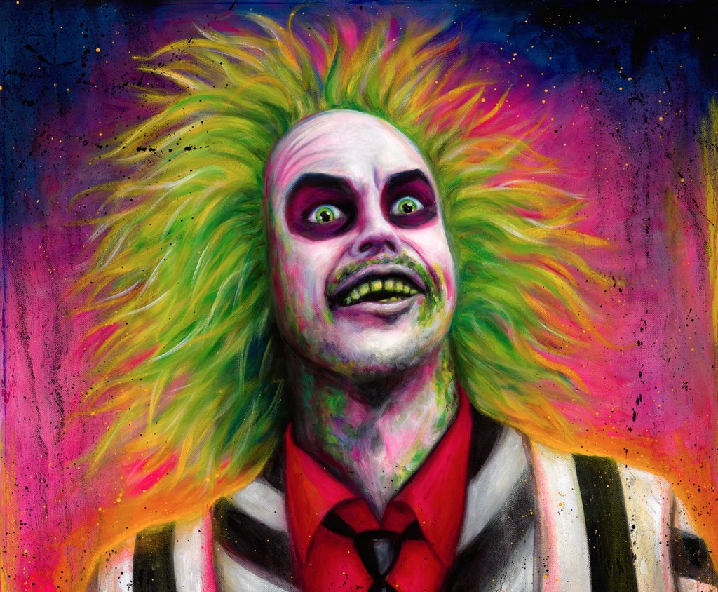 1024x844 Babes - Beetlejuice Painting