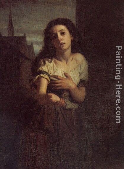 419x570 Hughes Merle A Beggar Woman Painting Anysize 50% Off - Beggar Painting