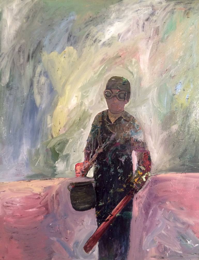 770x1006 Saatchi Art The Beggar Painting By Carlisle Bell - Beggar Painting