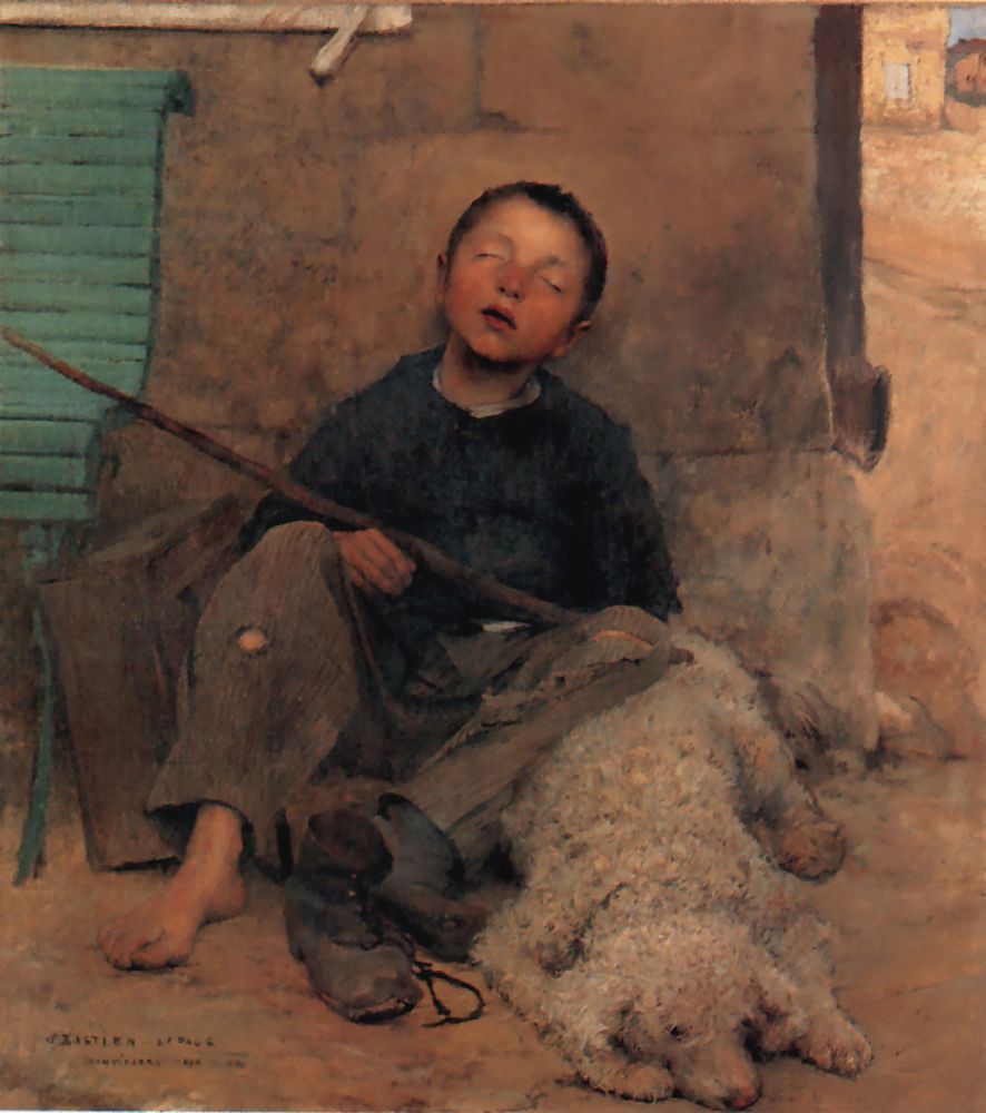 886x1000 The Blind Beggar Painting Jules Bastien Lepage Oil Paintings - Beggar Painting