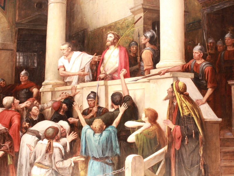 800x600 The Christ Trilogy The Portion Of My Inheritance - Behold The Man Painting