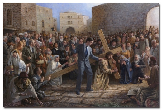 520x353 Will Time Travelers Ruin The Passion James Mcgrath - Behold The Man Painting